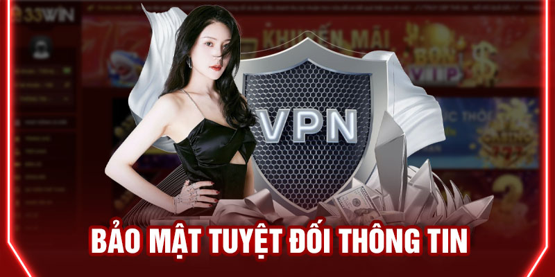 Hệ thống mã hóa hiện đại của 33Win, bảo vệ thông tin anh em trước mọi mối đe dọa.